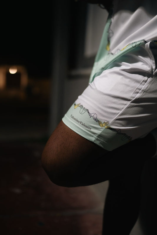 SET COMPLETO | FULL SET - AVR 12 - GREEN AND WHITE (CAMISA Y SHORT)