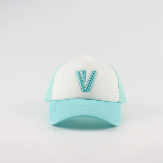 Light Blue ValentinoValentin Trucker Cap